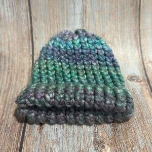 NEW Handmade Knit Multi-Color Preemie Hat Item #PHK359